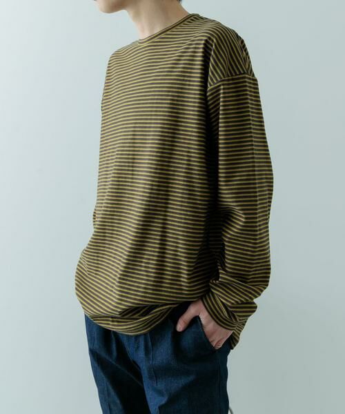 URBAN RESEARCH ITEMS / アーバンリサーチ アイテムズ Tシャツ | 天竺ボーダーロングスリーブカットソー | 詳細9