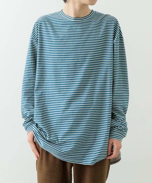 URBAN RESEARCH ITEMS / アーバンリサーチ アイテムズ Tシャツ | 天竺ボーダーロングスリーブカットソー | 詳細15