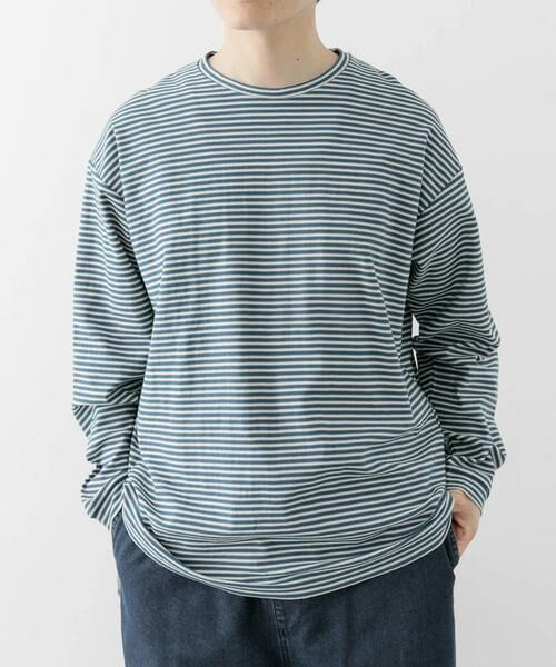 URBAN RESEARCH ITEMS / アーバンリサーチ アイテムズ Tシャツ | 天竺ボーダーロングスリーブカットソー | 詳細17