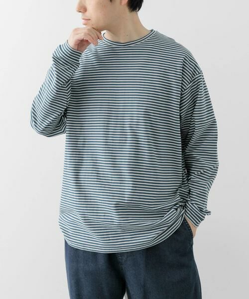 URBAN RESEARCH ITEMS / アーバンリサーチ アイテムズ Tシャツ | 天竺ボーダーロングスリーブカットソー | 詳細21