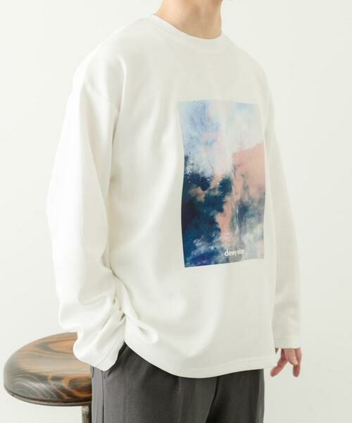 URBAN RESEARCH ITEMS/アーバンリサーチ アイテムズ Art Graphic ポンチカットソー Dewy ホワイト M