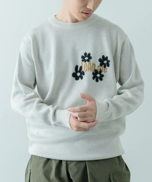 URBAN RESEARCH ITEMS/アーバンリサーチ アイテムズ ループJQDニット LEAD ME アイボリー L URBAN RESEARCH ITEMS/アーバンリサーチ アイテムズ ループJQDニット LEAD ME アイボリー L