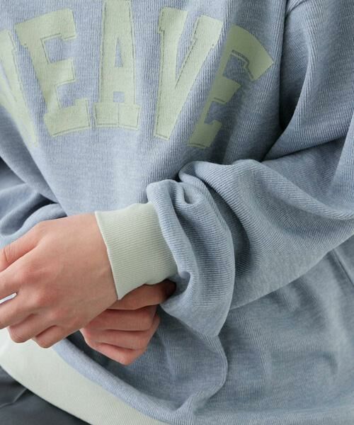 URBAN RESEARCH ITEMS / アーバンリサーチ アイテムズ ニット・セーター | ビンテージプリントスウェットライクニット | 詳細1