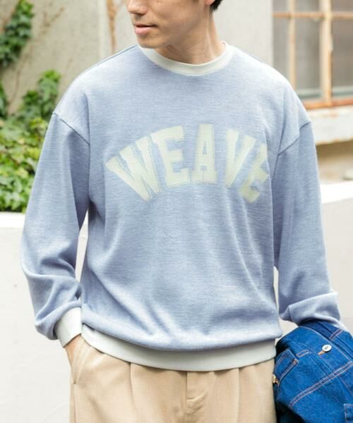 URBAN RESEARCH ITEMS / アーバンリサーチ アイテムズ ニット・セーター | ビンテージプリントスウェットライクニット | 詳細4