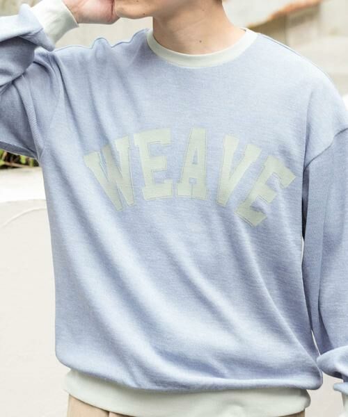 URBAN RESEARCH ITEMS / アーバンリサーチ アイテムズ ニット・セーター | ビンテージプリントスウェットライクニット | 詳細5