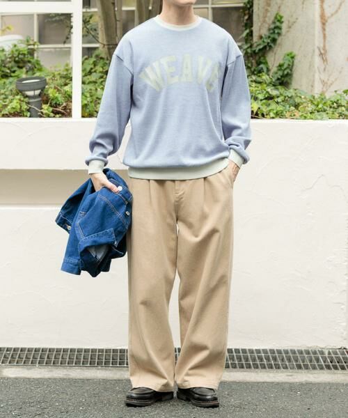 URBAN RESEARCH ITEMS / アーバンリサーチ アイテムズ ニット・セーター | ビンテージプリントスウェットライクニット | 詳細8