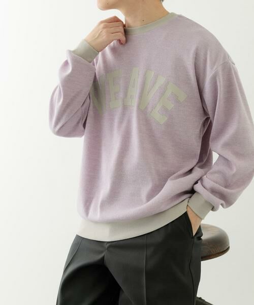 URBAN RESEARCH ITEMS / アーバンリサーチ アイテムズ ニット・セーター | ビンテージプリントスウェットライクニット | 詳細18