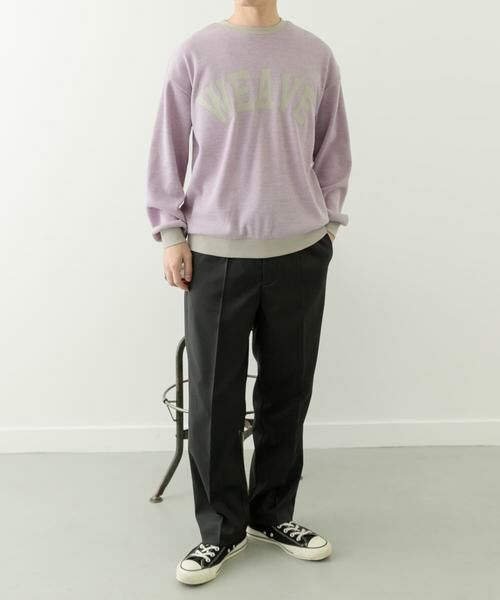 URBAN RESEARCH ITEMS / アーバンリサーチ アイテムズ ニット・セーター | ビンテージプリントスウェットライクニット | 詳細19