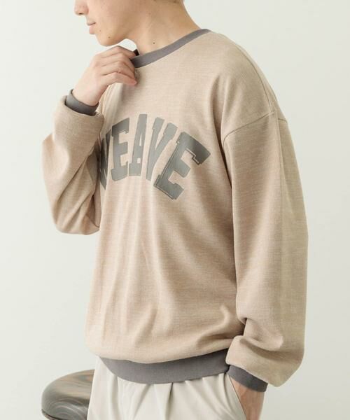 URBAN RESEARCH ITEMS / アーバンリサーチ アイテムズ ニット・セーター | ビンテージプリントスウェットライクニット | 詳細27