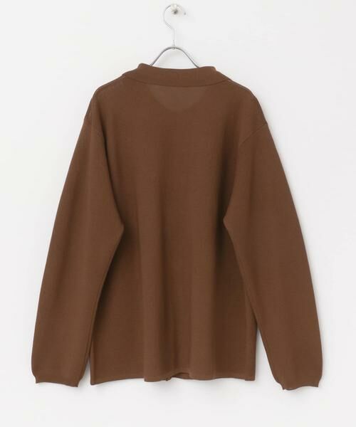 URBAN RESEARCH ITEMS / アーバンリサーチ アイテムズ カーディガン・ボレロ | ガーター編みニットシャツカーディガン | 詳細10