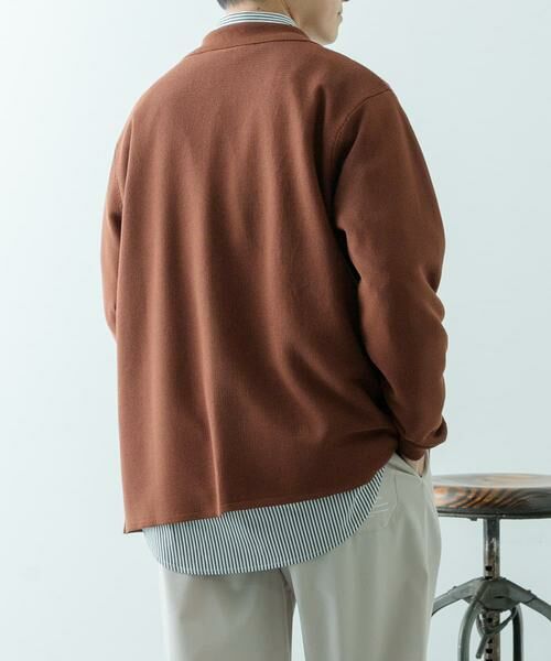 URBAN RESEARCH ITEMS / アーバンリサーチ アイテムズ カーディガン・ボレロ | ガーター編みニットシャツカーディガン | 詳細6