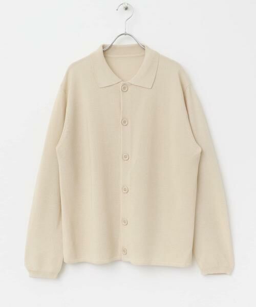 URBAN RESEARCH ITEMS / アーバンリサーチ アイテムズ カーディガン・ボレロ | ガーター編みニットシャツカーディガン | 詳細24