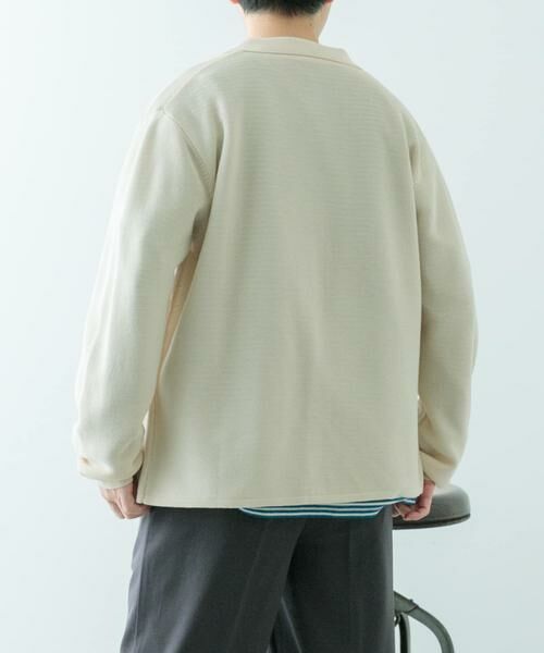 URBAN RESEARCH ITEMS / アーバンリサーチ アイテムズ カーディガン・ボレロ | ガーター編みニットシャツカーディガン | 詳細19