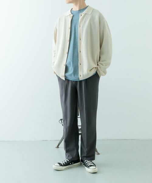 URBAN RESEARCH ITEMS / アーバンリサーチ アイテムズ カーディガン・ボレロ | ガーター編みニットシャツカーディガン | 詳細20