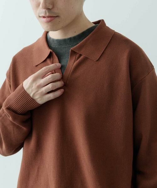 URBAN RESEARCH ITEMS / アーバンリサーチ アイテムズ ニット・セーター | ガーター編みスキッパーニット | 詳細1