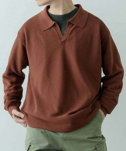 URBAN RESEARCH ITEMS / アーバンリサーチ アイテムズ ニット・セーター | ガーター編みスキッパーニット | 詳細3