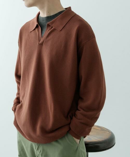 URBAN RESEARCH ITEMS / アーバンリサーチ アイテムズ ニット・セーター | ガーター編みスキッパーニット | 詳細4