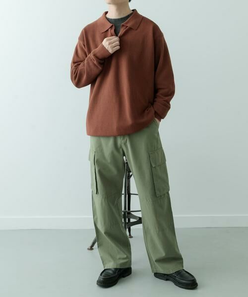 URBAN RESEARCH ITEMS / アーバンリサーチ アイテムズ ニット・セーター | ガーター編みスキッパーニット | 詳細5