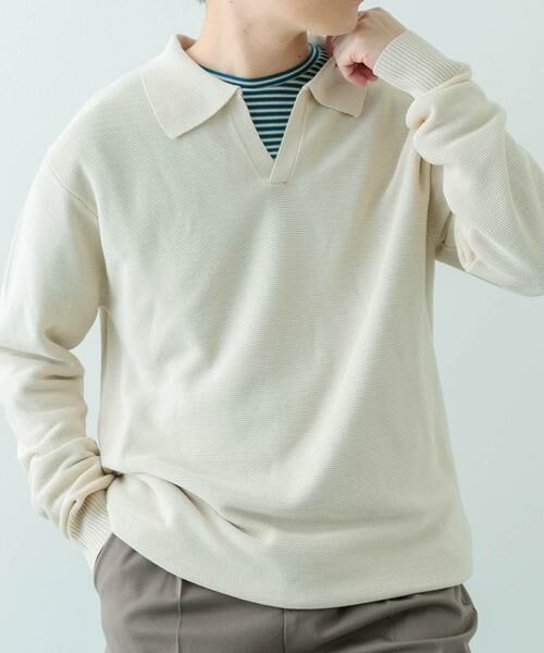 URBAN RESEARCH ITEMS / アーバンリサーチ アイテムズ ニット・セーター | ガーター編みスキッパーニット | 詳細13