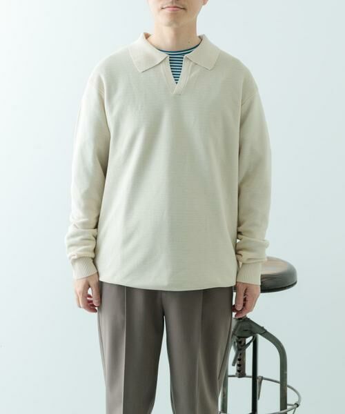 URBAN RESEARCH ITEMS / アーバンリサーチ アイテムズ ニット・セーター | ガーター編みスキッパーニット | 詳細18