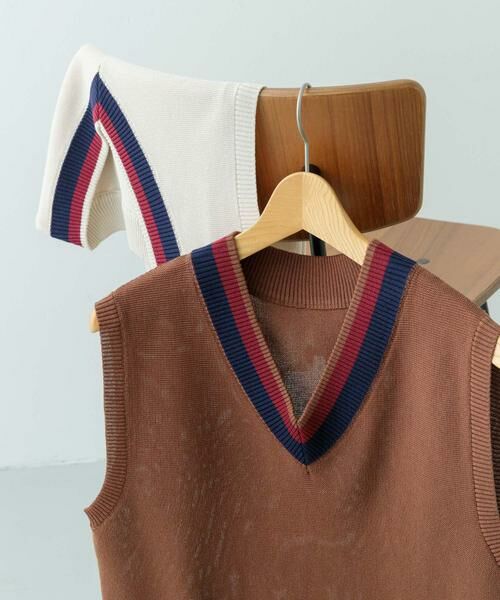URBAN RESEARCH ITEMS / アーバンリサーチ アイテムズ ベスト | ガーター編みチルデンニットベスト | 詳細1