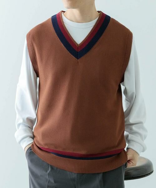 URBAN RESEARCH ITEMS / アーバンリサーチ アイテムズ ベスト | ガーター編みチルデンニットベスト | 詳細2
