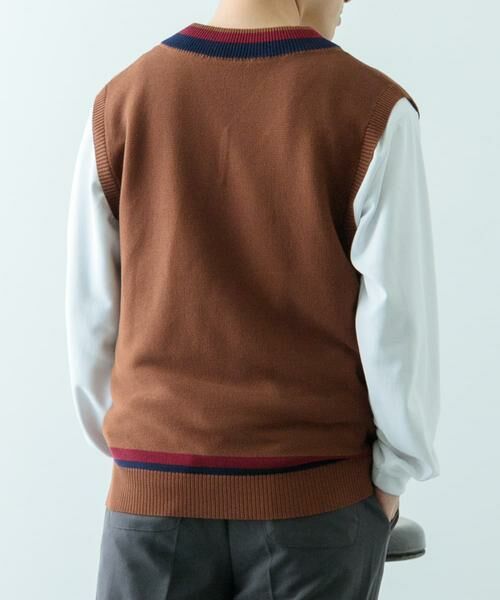 URBAN RESEARCH ITEMS / アーバンリサーチ アイテムズ ベスト | ガーター編みチルデンニットベスト | 詳細6