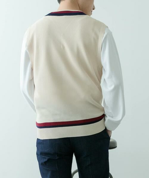 URBAN RESEARCH ITEMS / アーバンリサーチ アイテムズ ベスト | ガーター編みチルデンニットベスト | 詳細25