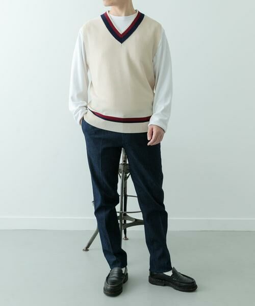 URBAN RESEARCH ITEMS / アーバンリサーチ アイテムズ ベスト | ガーター編みチルデンニットベスト | 詳細26