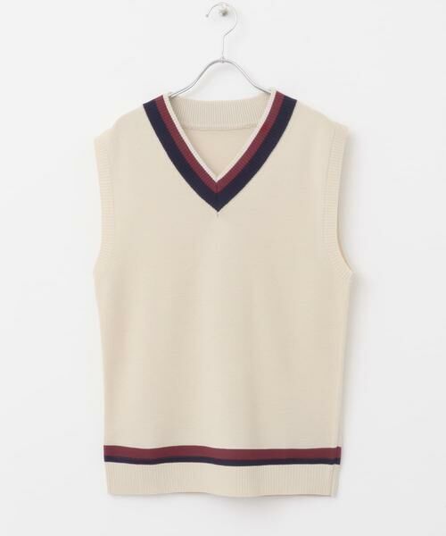 URBAN RESEARCH ITEMS / アーバンリサーチ アイテムズ ベスト | ガーター編みチルデンニットベスト | 詳細27