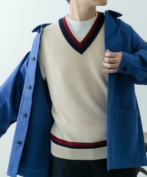 URBAN RESEARCH ITEMS / アーバンリサーチ アイテムズ ベスト | ガーター編みチルデンニットベスト | 詳細20
