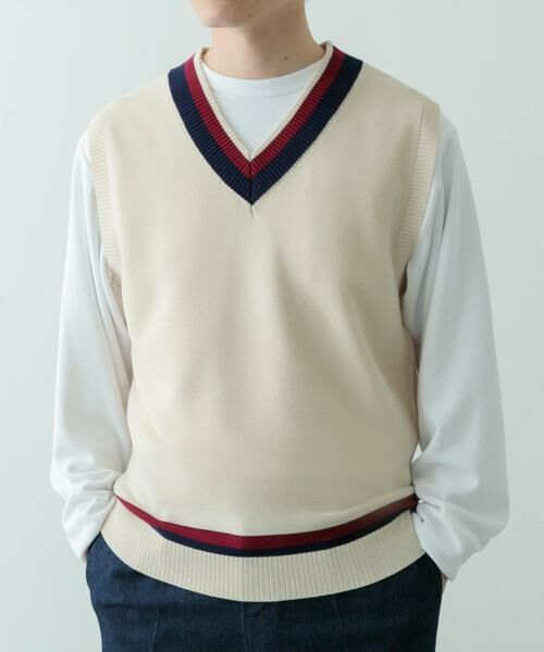 URBAN RESEARCH ITEMS / アーバンリサーチ アイテムズ ベスト | ガーター編みチルデンニットベスト | 詳細21
