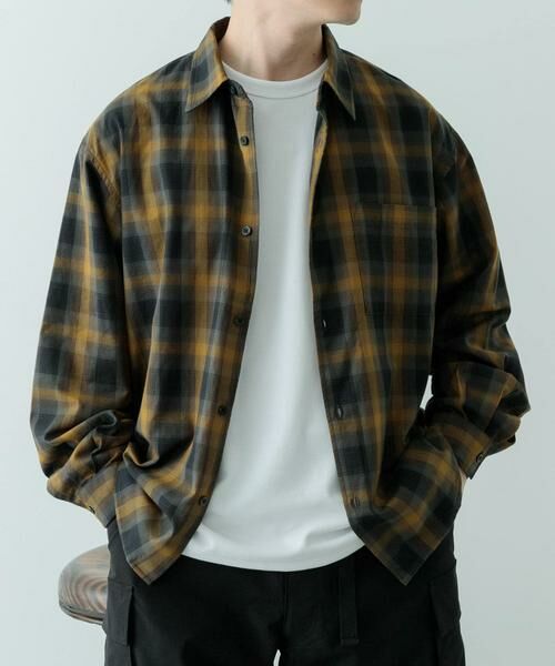 URBAN RESEARCH ITEMS / アーバンリサーチ アイテムズ シャツ・ブラウス | オンブレチェック ロングスリーブシャツ | 詳細3