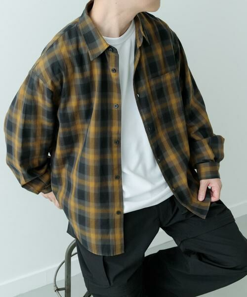 URBAN RESEARCH ITEMS / アーバンリサーチ アイテムズ シャツ・ブラウス | オンブレチェック ロングスリーブシャツ | 詳細4