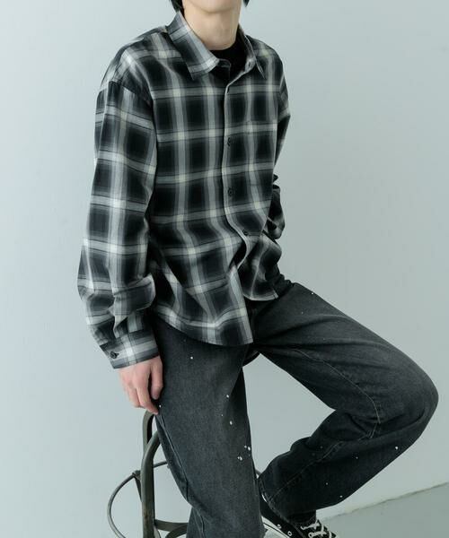 URBAN RESEARCH ITEMS / アーバンリサーチ アイテムズ シャツ・ブラウス | オンブレチェック ロングスリーブシャツ | 詳細17
