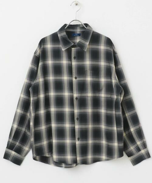 URBAN RESEARCH ITEMS / アーバンリサーチ アイテムズ シャツ・ブラウス | オンブレチェック ロングスリーブシャツ | 詳細21