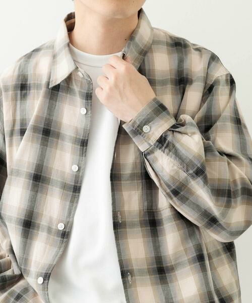 URBAN RESEARCH ITEMS / アーバンリサーチ アイテムズ シャツ・ブラウス | オンブレチェック ロングスリーブシャツ | 詳細24