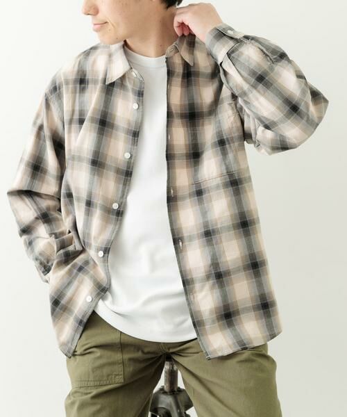 URBAN RESEARCH ITEMS / アーバンリサーチ アイテムズ シャツ・ブラウス | オンブレチェック ロングスリーブシャツ | 詳細25