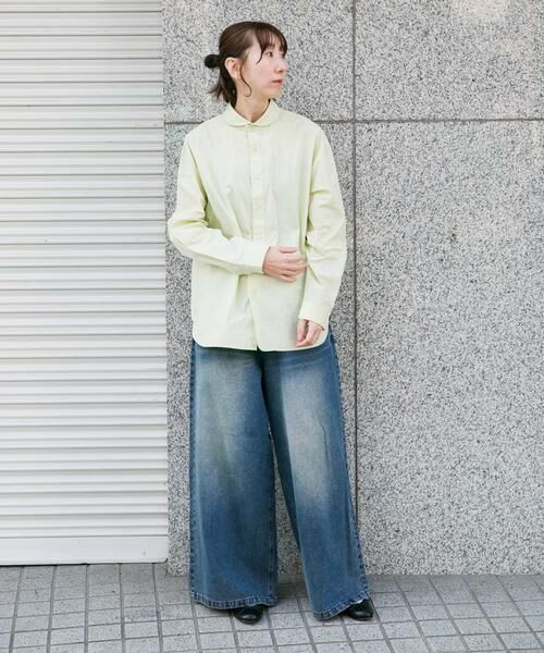 URBAN RESEARCH ITEMS / アーバンリサーチ アイテムズ シャツ・ブラウス | ブロード ラウンドカラーシャツ | 詳細4