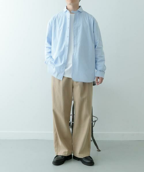 URBAN RESEARCH ITEMS / アーバンリサーチ アイテムズ シャツ・ブラウス | ブロード ラウンドカラーシャツ | 詳細21
