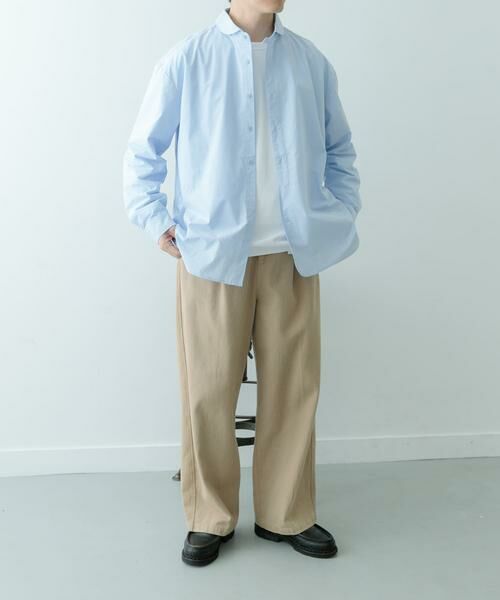 URBAN RESEARCH ITEMS / アーバンリサーチ アイテムズ シャツ・ブラウス | ブロード ラウンドカラーシャツ | 詳細22