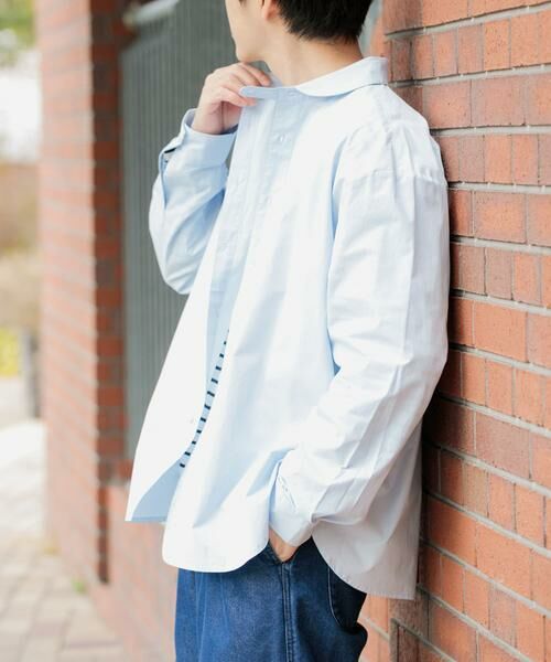 URBAN RESEARCH ITEMS / アーバンリサーチ アイテムズ シャツ・ブラウス | ブロード ラウンドカラーシャツ | 詳細13