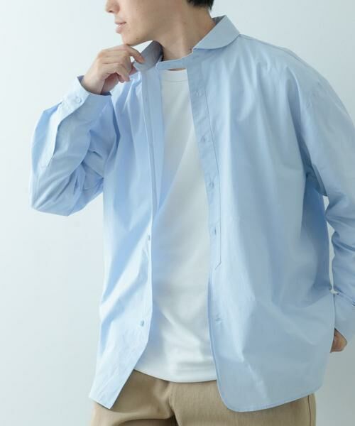 URBAN RESEARCH ITEMS / アーバンリサーチ アイテムズ シャツ・ブラウス | ブロード ラウンドカラーシャツ | 詳細16