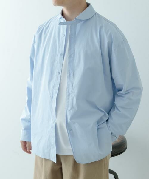 URBAN RESEARCH ITEMS / アーバンリサーチ アイテムズ シャツ・ブラウス | ブロード ラウンドカラーシャツ | 詳細17