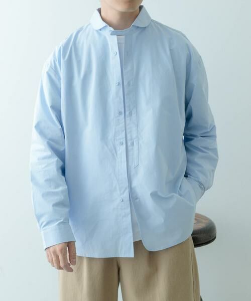 URBAN RESEARCH ITEMS / アーバンリサーチ アイテムズ シャツ・ブラウス | ブロード ラウンドカラーシャツ | 詳細18