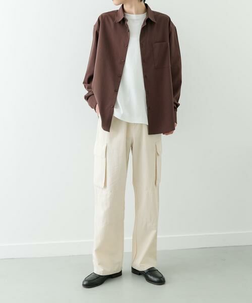 URBAN RESEARCH ITEMS / アーバンリサーチ アイテムズ シャツ・ブラウス | 『セットアップ対応』ヨウリュウレギュラーカラー長袖シャツ | 詳細6