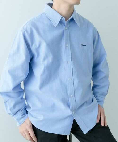 URBAN RESEARCH ITEMS / アーバンリサーチ アイテムズ シャツ・ブラウス | 刺繍オックスレギュラーカラーシャツ | 詳細2