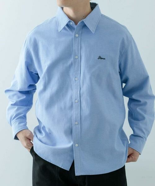 URBAN RESEARCH ITEMS / アーバンリサーチ アイテムズ シャツ・ブラウス | 刺繍オックスレギュラーカラーシャツ | 詳細3