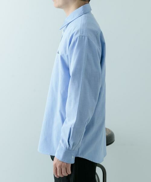 URBAN RESEARCH ITEMS / アーバンリサーチ アイテムズ シャツ・ブラウス | 刺繍オックスレギュラーカラーシャツ | 詳細7