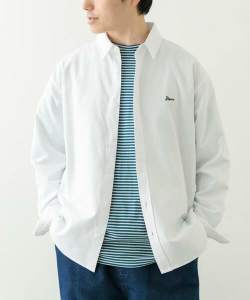 URBAN RESEARCH ITEMS / アーバンリサーチ アイテムズ シャツ・ブラウス | 刺繍オックスレギュラーカラーシャツ | 詳細15